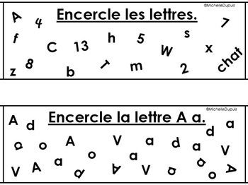 Chemins des lettres de l'alphabet (Letter streets)