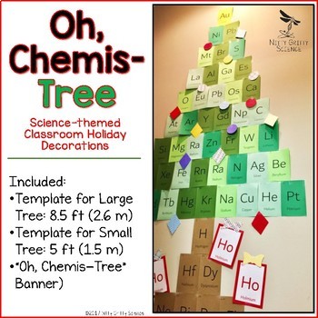 Preview of Chemis-Tree Classroom Holiday Decorations