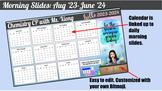 Chemistry 2023-2024 Digital/Printable Calendar/Daily Agend