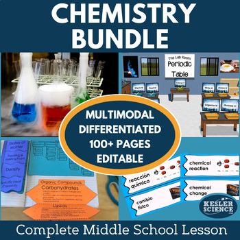 Preview of Chemistry 5E Lesson Plans Bundle