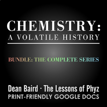 Preview of Chemistry: A Volatile History BUNDLE