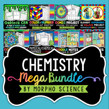 Preview of Chemistry Activities - Mega Bundle - Back to School Science