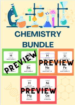 Preview of Chemistry Activity - I Have, Who Has? [Bundle]