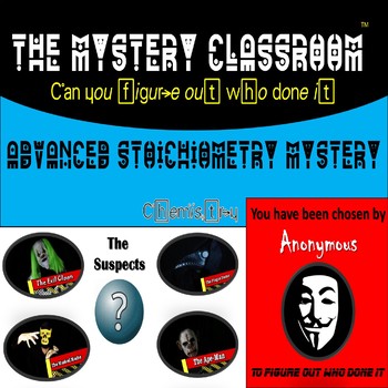 Preview of Chemistry: Advanced Stoichiometry Mystery | The Mystery Classroom