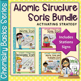 Chemistry Basics Series Atomic Structure Sorts BUNDLE with