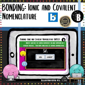 Preview of Chemistry Boom™ Cards: Ionic and Covalent Nomenclature