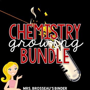 Preview of Chemistry Bundle | Lessons, Doodle Notes, Review and More for Secondary Science