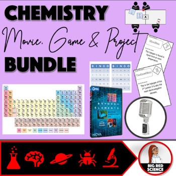 Preview of Chemistry Bundle (Movie Guides, Project, and Review Games)