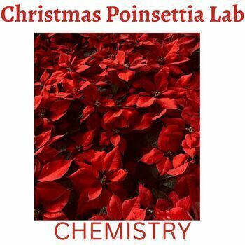 Preview of Chemistry Christmas Poinsettia Lab Ph activity High School Science