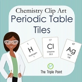 Chemistry Clip Art: 118 Periodic Table Tiles (whole number