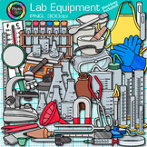 Chemistry Clip Art {Science Lab Equipment & Tools for Measurement & Safety}