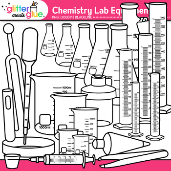 chemistry lab equipment clipart