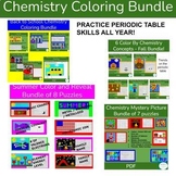 Chemistry Coloring Pages - Growing Bundle of Puzzles