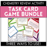 Chemistry Concepts Review Game Activity | TASK CARDS