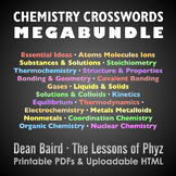 Chemistry Crossword Puzzles MEGABUNDLE