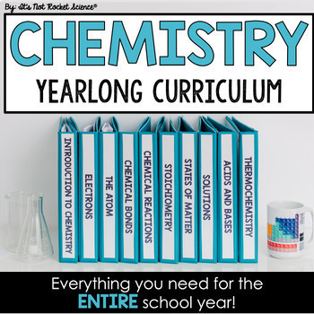 Preview of Chemistry Curriculum - FULL YEAR Bundle