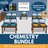 Chemistry - Differentiated Science Station Labs Bundle - 9