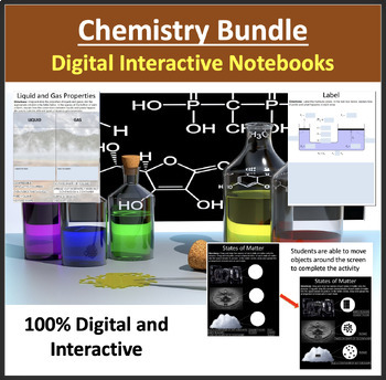 Preview of Chemistry Digital Interactive Notebook Collection - A Growing Bundle