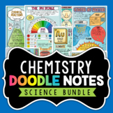 Chemistry Doodle Notes Bundle - Atoms, States of Matter, C