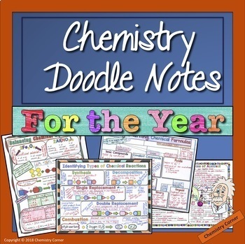 Preview of Chemistry Doodle Notes for the Year: A Growing Bundle