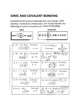 Chemistry: Ionic and Covalent Bonds by Scorton Creek Publishing - Kevin Cox