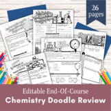 Chemistry | EOC End of the Year Doodle Notes | Final Exam 