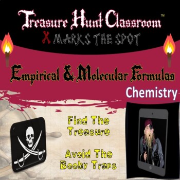Preview of Chemistry: Empirical & Molecular Formulas | Treasure Hunt Classroom