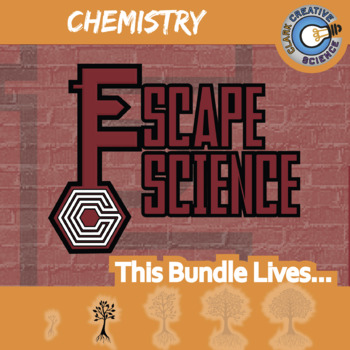 Preview of Chemistry Escape Room Bundle - Printable Game & Google Version