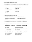 Chemistry Exam Properties & Changes in Matter