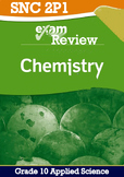 Chemistry Exam Review (Answer Key) - SNC2P1, Grade 10 Appl