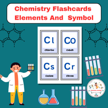 Preview of Chemistry Flashcards Elements And Symbol