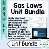 Chemistry Gas Laws Unit Bundle with PPT and practice problems