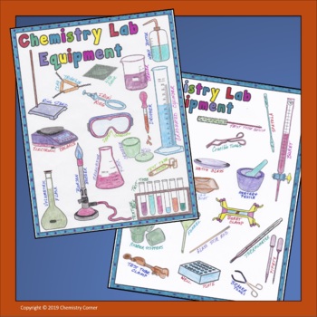 Chemistry Lab Equipment Doodle Notes by Chemistry Corner | TPT