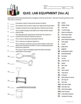 34 Science Lab Equipment Worksheet Answers - Free Worksheet Spreadsheet