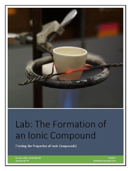 Preview of Chemistry Lab: Formation and Properties of Ionic Compounds