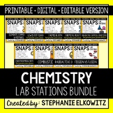 Chemistry Lab Stations Bundle | Printable, Digital & Editable