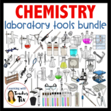 Chemistry Laboratory Tools BUNDLE Clip Art