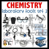 Chemistry Laboratory Tools set 3 Clip Art