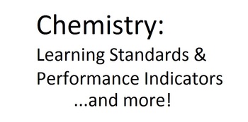 Preview of Chemistry Learning Standards, Performance Indicators, and Test Topics