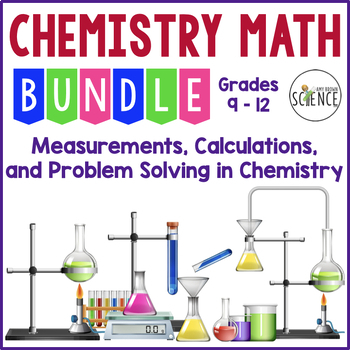 Preview of Chemistry Math Unit - Scientific Measurements, Calculations, and Problem Solving