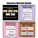 Chemistry Math Unit Bundle (Sig Figs, Scientific Notation,