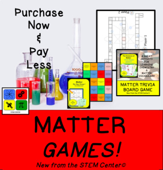 Preview of Chemistry & Matter Games