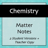 Chemistry Notes: Matter