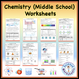 Chemistry (Middle School) - Worksheets Bundle | Printable 