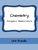 Chemistry: Nomenclature Unit (Notes + Worksheet bundle)