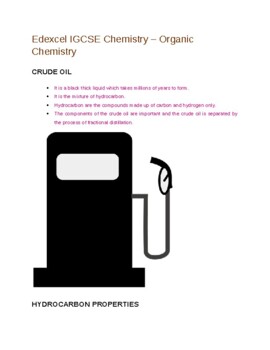 Preview of Chemistry - Organic Chemistry
