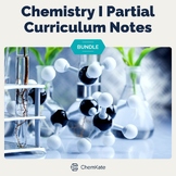 Chemistry Partial Curriculum Notes editable self-grading |
