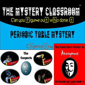 Preview of Chemistry: Periodic Table Mystery | Mystery Classroom (Pro-Distance Learning)