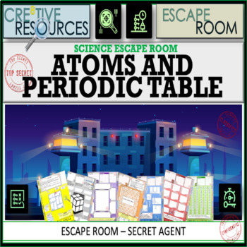 Preview of Chemistry - Periodic Table and Atoms Science Escape Room (Middle School)