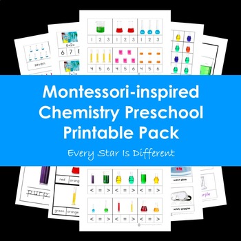 Preview of Chemistry Preschool Printable Pack